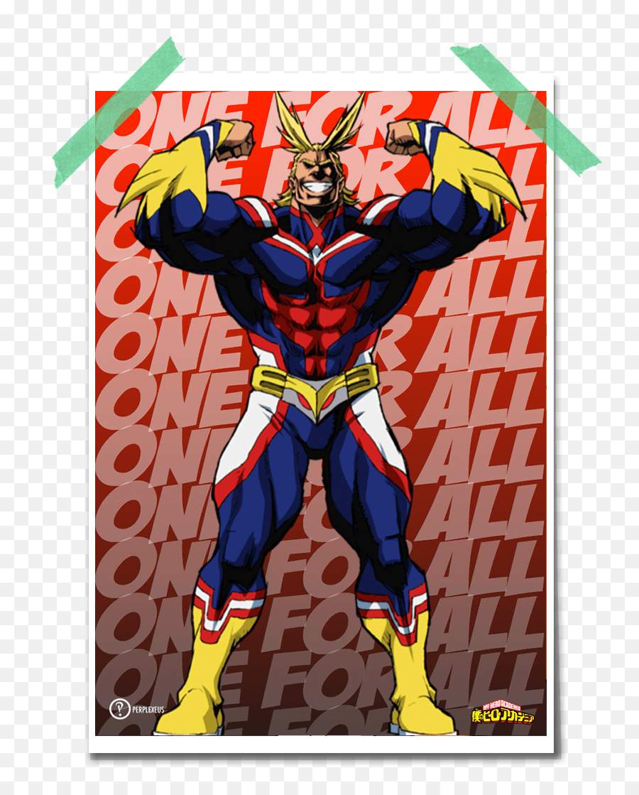 All Might For - All Might One For All My Hero Academia Png,All Might Png