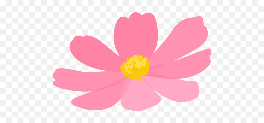 Cosmos Flower Illustration Material - Lots Of Free Cartoon Cosmos Flower Png,Small Flower Icon