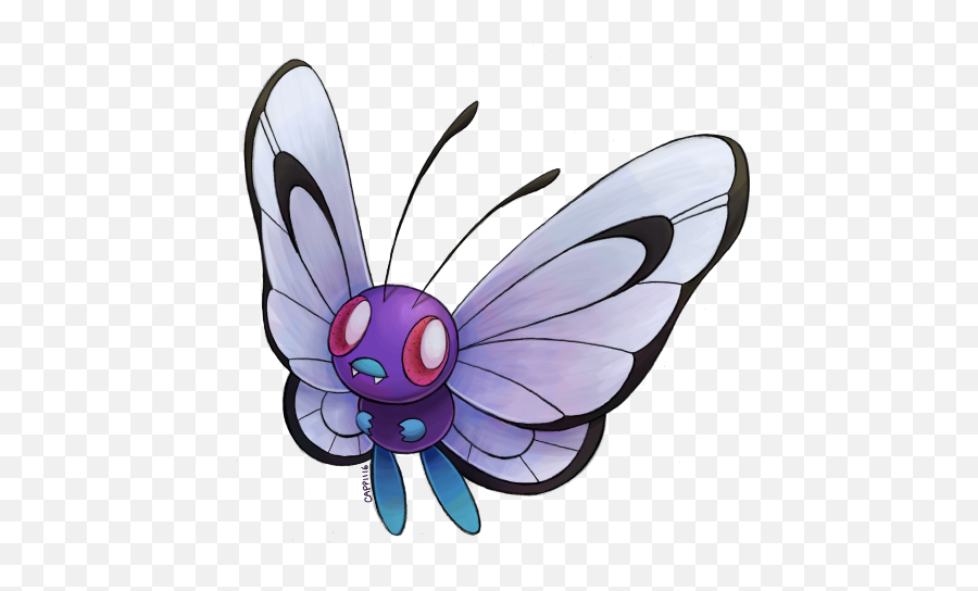 Butterfree Art Transparent Png Image - Bug,Butterfree Png