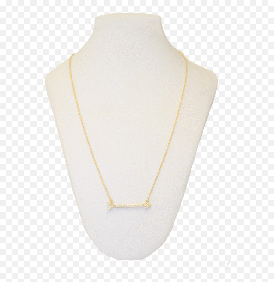 Arrow Necklace - Gold Png,Gold Arrow Png