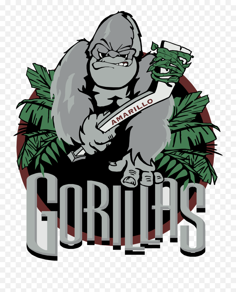 Amarillo Gorillas Logo Png Transparent - Amarillo Gorillas,Gorilla Logo
