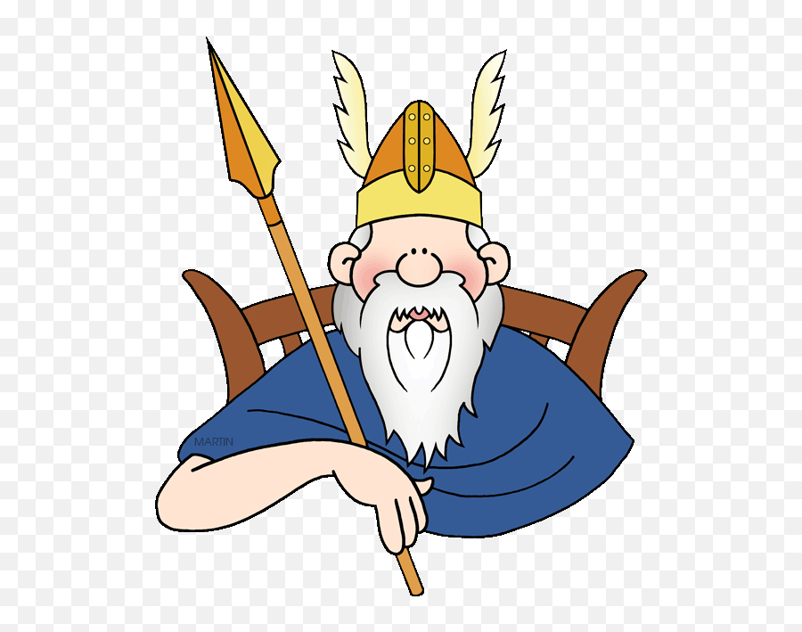 Viking Clipart Odin - Viking God Odin Cartoon Png Download Odin Norse Mythology Cartoon,Odin Png