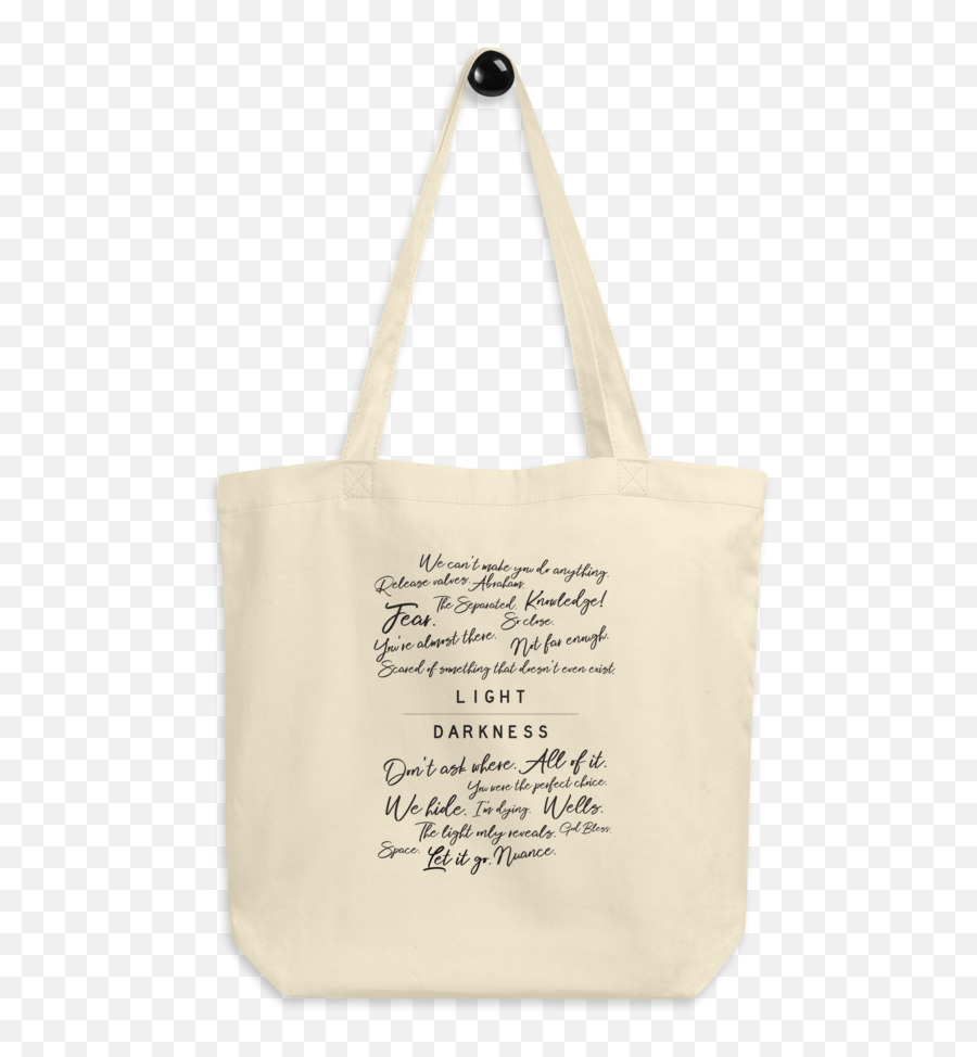 Light And Darkness Eco - Friendly Tote Bag U2014 Rsjmillercom Png,Darkness Png