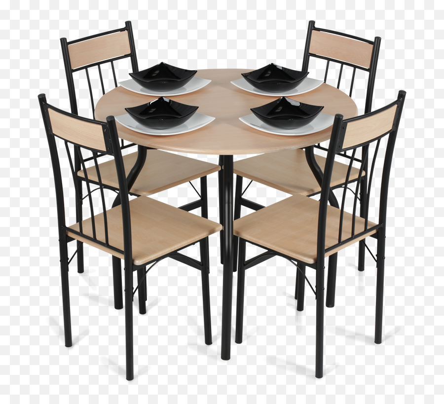 Dining Set Table With 4 Chairs Png 41441 - Free Icons And Set Table Transparent Background,Dining Table Png