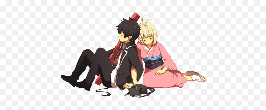 Exorcist Rin Y Shiemi Png Okumura