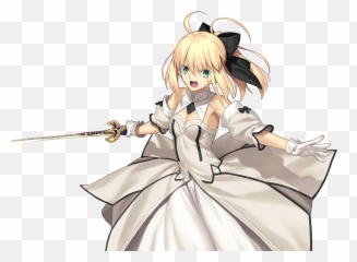 Download Hd Saber Lily Says - Pop Up Parade Goodsmile Saber Lily Png,Lily Collins Png