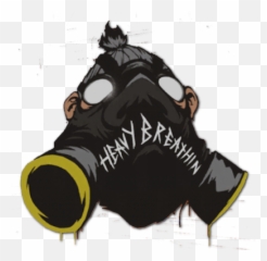 Mime Drawing Mask Transparent Png - Overwatch Roadhog Spray,Roadhog Png