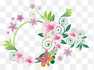 Clipart Png Floral Transparent - Decorative Flower Images