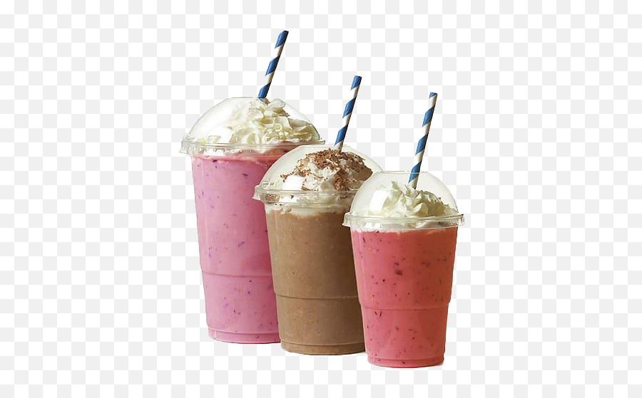 Milkshake Png Hd Image - Milkshake In Clear Plastic Cups,Milkshake Png