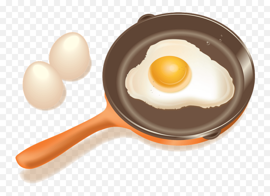 Fried Eggs Cooking Clipart Png