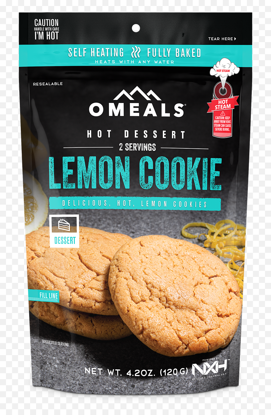 Omeals Lemon Cookie - Omeals Smores Cookies Png,Cookies Transparent