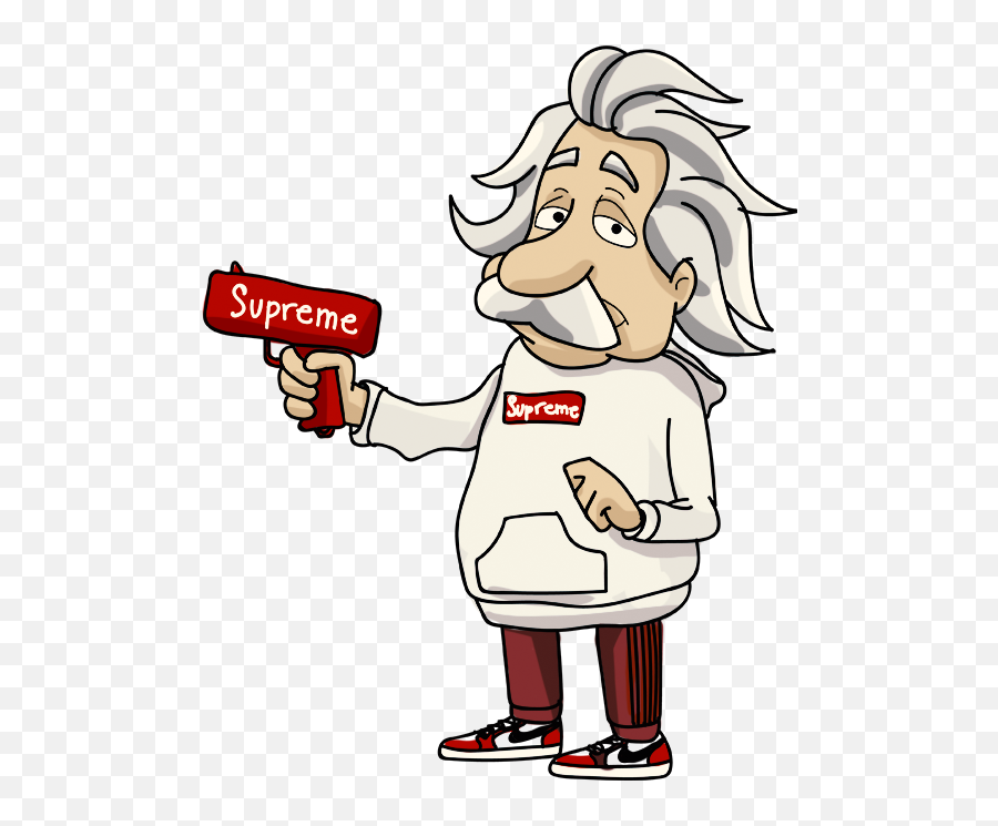 Supreme Full Size Png Download Seekpng - Cartoon Of Hype Beast,Hypebeast Png