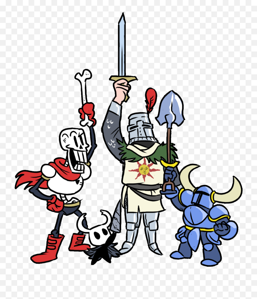 Jazzlasterboris Put Em In Smash All Of Them Fantasy Art - Hollow Knight And Shovel Knight Png,Jojo's Bizarre Adventure Logo