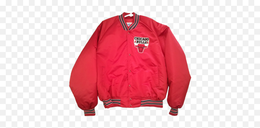 Vintage 80u0027s Chalk Line Chicago Bulls Satin Jacket By - Sweatshirt Png,Chicago Bulls Png