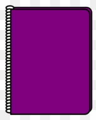 Purple Notebook Svg Vector Clip Art - Parallel png