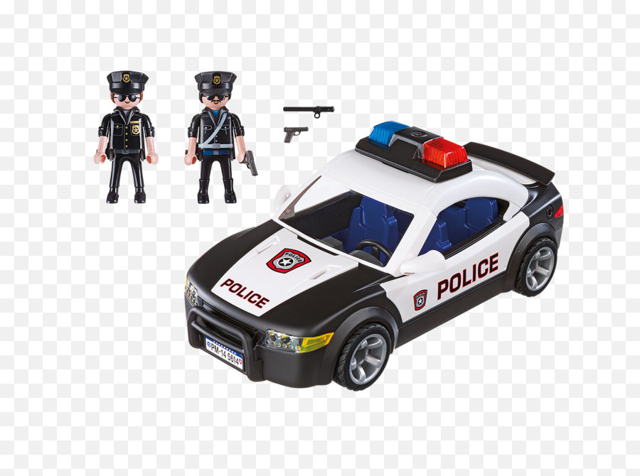 Playmobil Police Cruiser Patrol Car - Playmobil Police Car 5673 Png,Police Lights Png