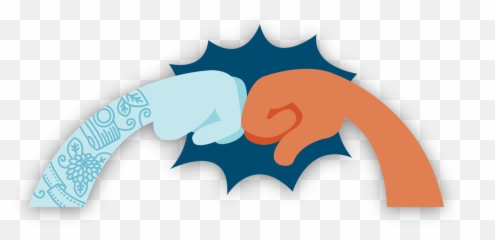 Mime A Fist Bump - Freshboo Respect Clipart Png,Fist Bump Png