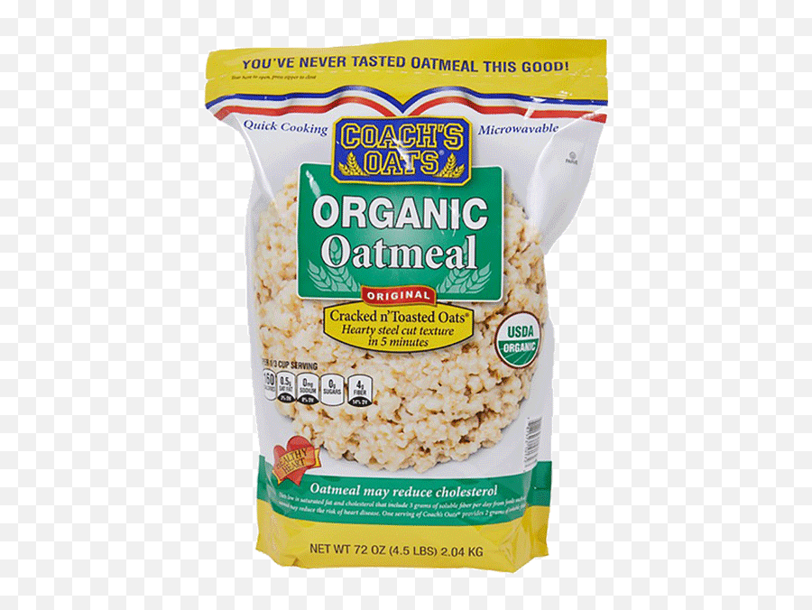 Coachu0027s Oats Organic Oatmeal 45 Lb - Oat Png,Oatmeal Png