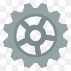 Gears Icon Transparent 385835 - Free Icons Library Gear Flat Design Png,Gear Transparent