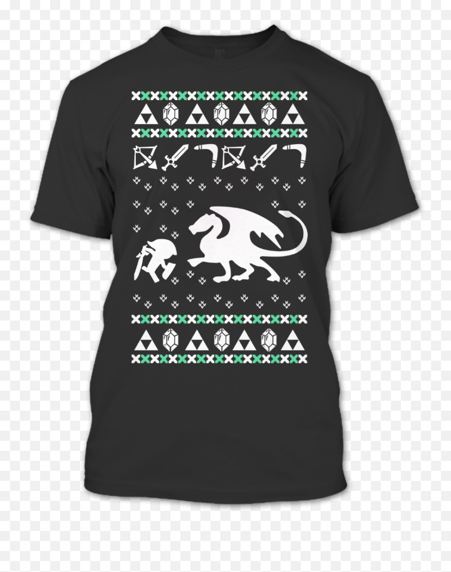 Zelda Ugly Christmas Sweater T - Shirts The Legend Of Zelda T Shirt Png,The Legend Of Zelda Logo