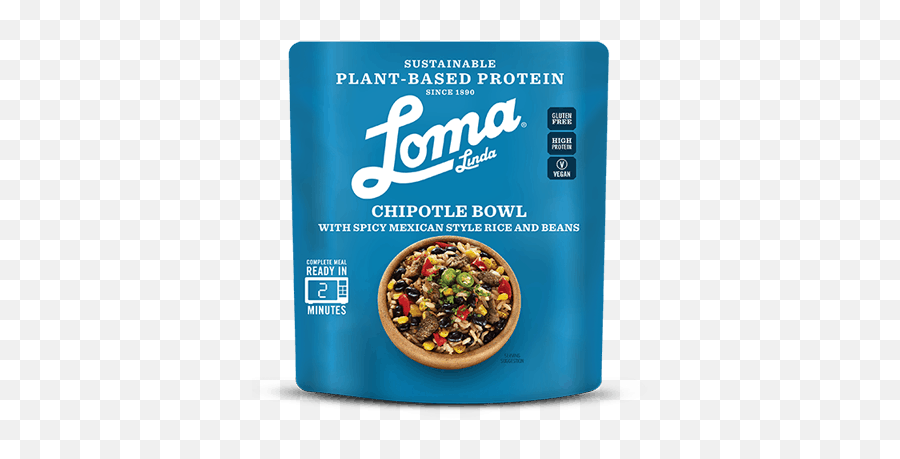 Loma Linda Chipotle Bowl Ready Meal - 284g Loma Linda Vegan Png,Chipotle Burrito Png