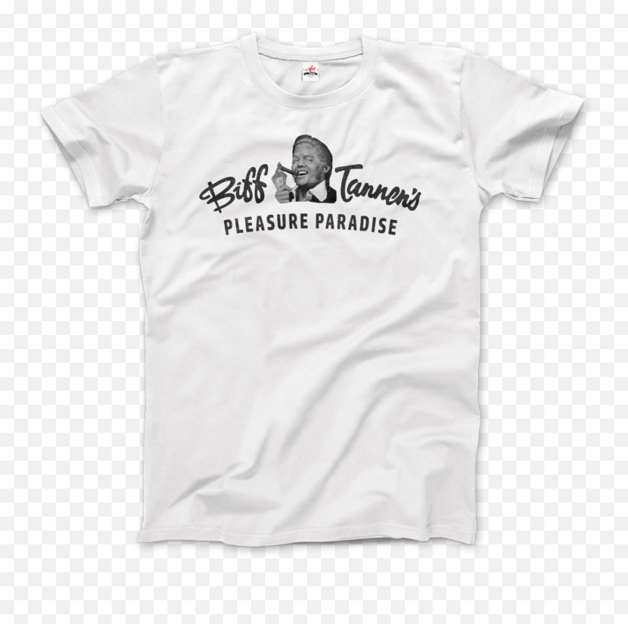 Biff Tannenu2019s Pleasure Paradise Dusted Logo - Back To The Future Tshirt Pablo Picasso Shirt Png,Back To The Future Logo Transparent