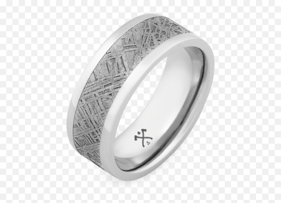 Meteorite Ring Collection - Menu0027s Wedding Rings Manly Bands Solid Png,Wedding Ring Transparent