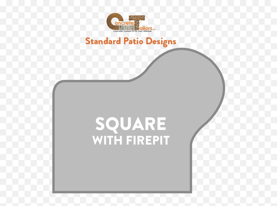 Patio Designs Concrete Tailors - Sign Png,Firepit Png