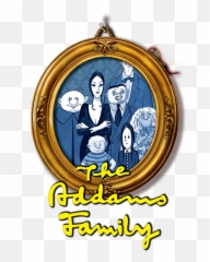 Clip Black And White Stock Addams - Addams Family Musical Playbill Png,Addams Family Musical Logo