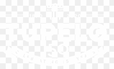 Our History Tupelo 150 - All White png