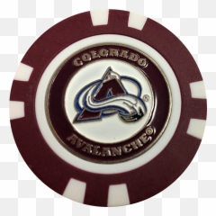 Golf Ball Marker Nhl Colorado Avalanche - Solid Png,Colorado Avalanche Logo Png