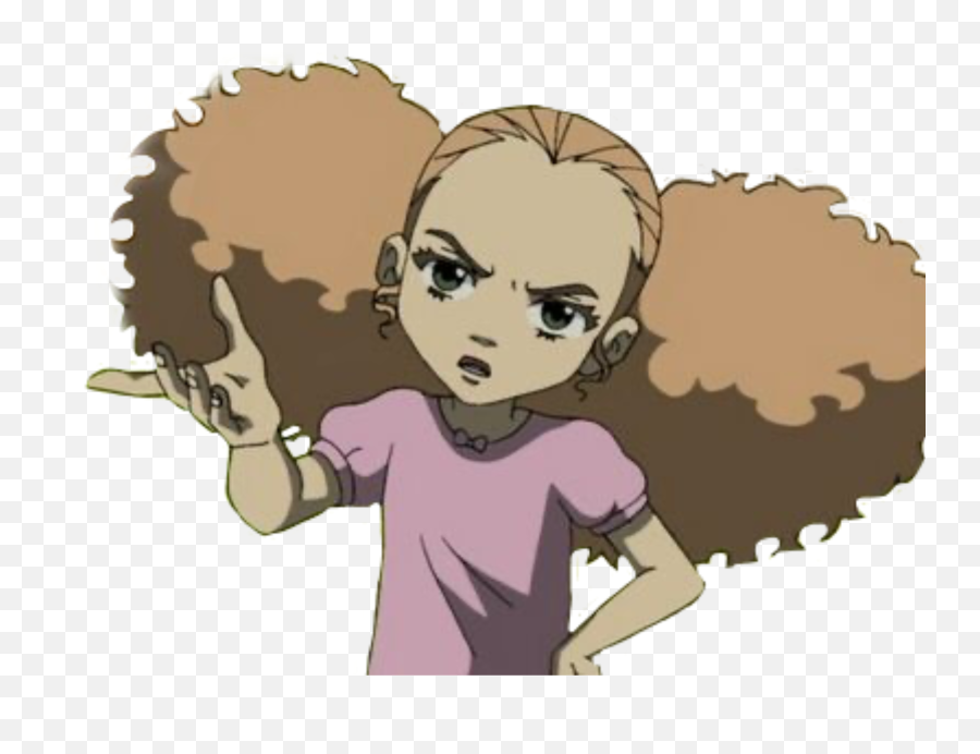 You Can Free Download Boondocks Sticker Jasmine From The Boondocks Png,Boon...