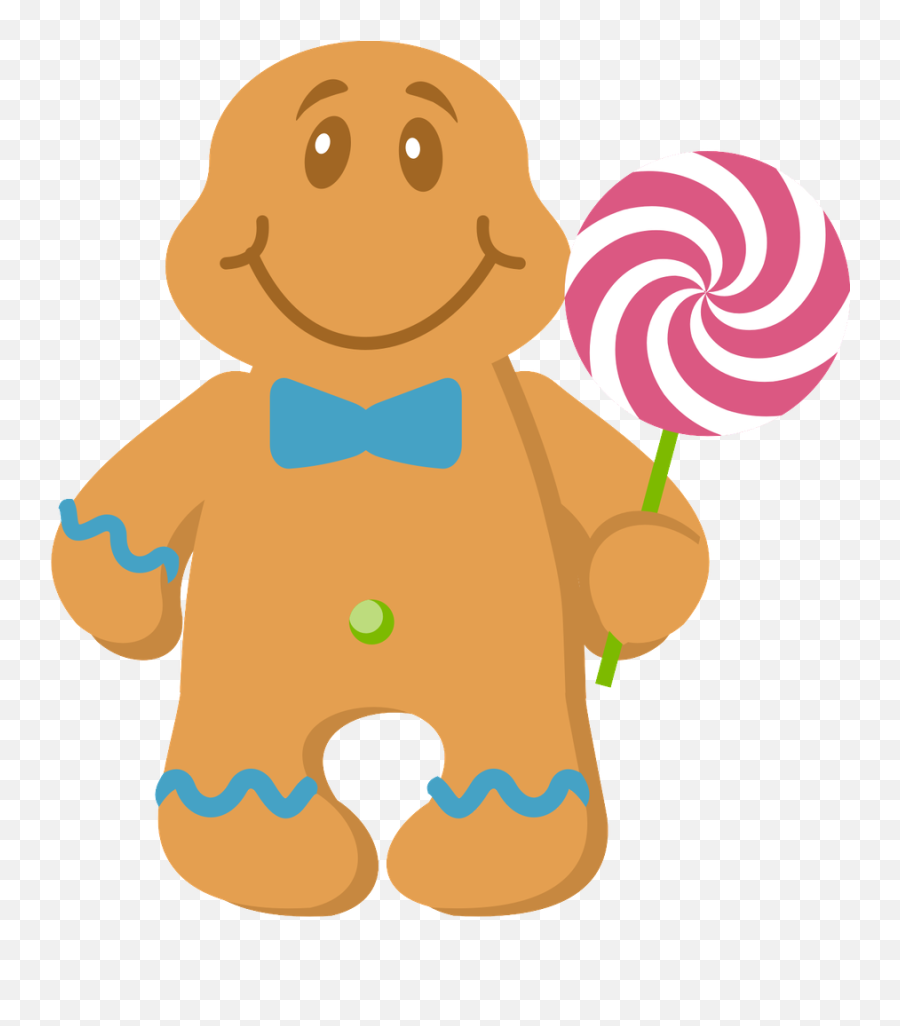 Christmas Gingerbread Man Clip Art - Printable Candyland Characters Clipart Png,Gingerbread Man Transparent