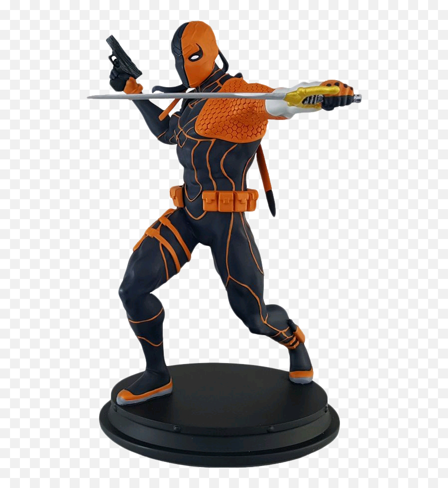 Batman - Deathstroke Rebirth 8u201d Statue By Icon Heroes Figurine Png,Deathstroke Png