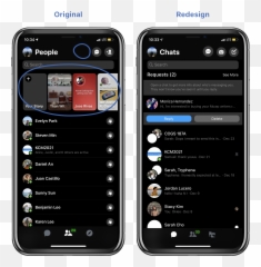 Angela Zhu Facebook Messenger Redesign - Technology Applications png