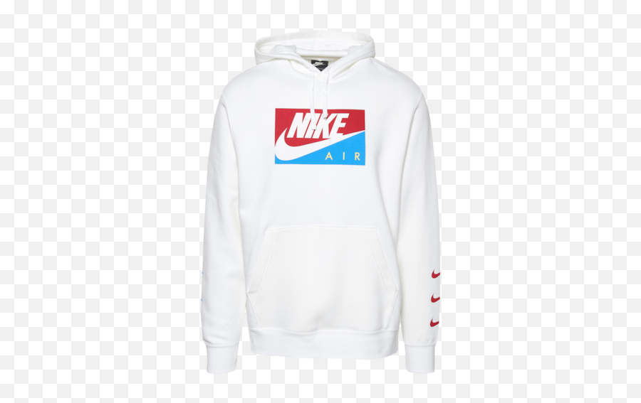 Grey And Red Nike Hoodie - Nike Boxed Air Hoodie Png,Nike Icon Hoodie