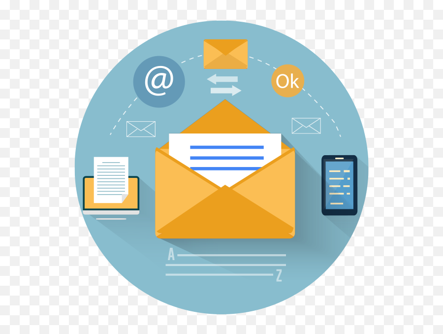 Email Marketing Icon Transparent - Email Marketing Png Icons,Newsletters Icon