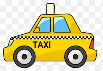 Taxi Cab Free Download Png - Taxi Cab Easy Drawing,Taxi Cab Png