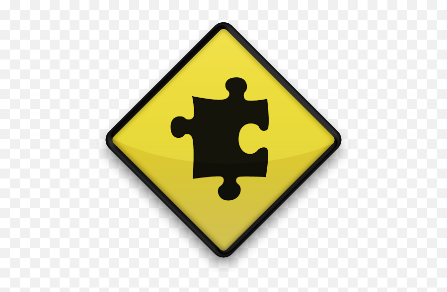 021677 - Yellowroadsigniconsymbolsshapespuzzlevertical Language Png,Road Sign Icon