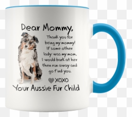 Coffee With My Aussie Dog Mug - Mug Png,Australian Shepherd Icon