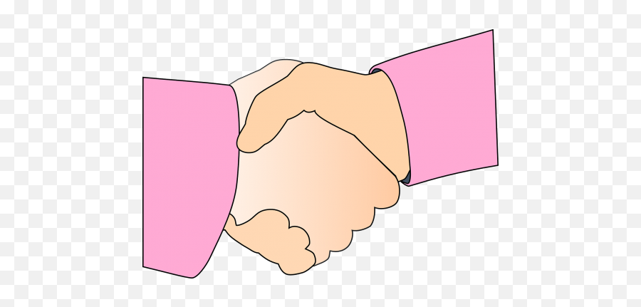 Hand Shake Shaking Hands Help Public Domain Image - Girls Shaking Hands  Cartoon Png,Free Vector Handshake Icon - free transparent png images -  