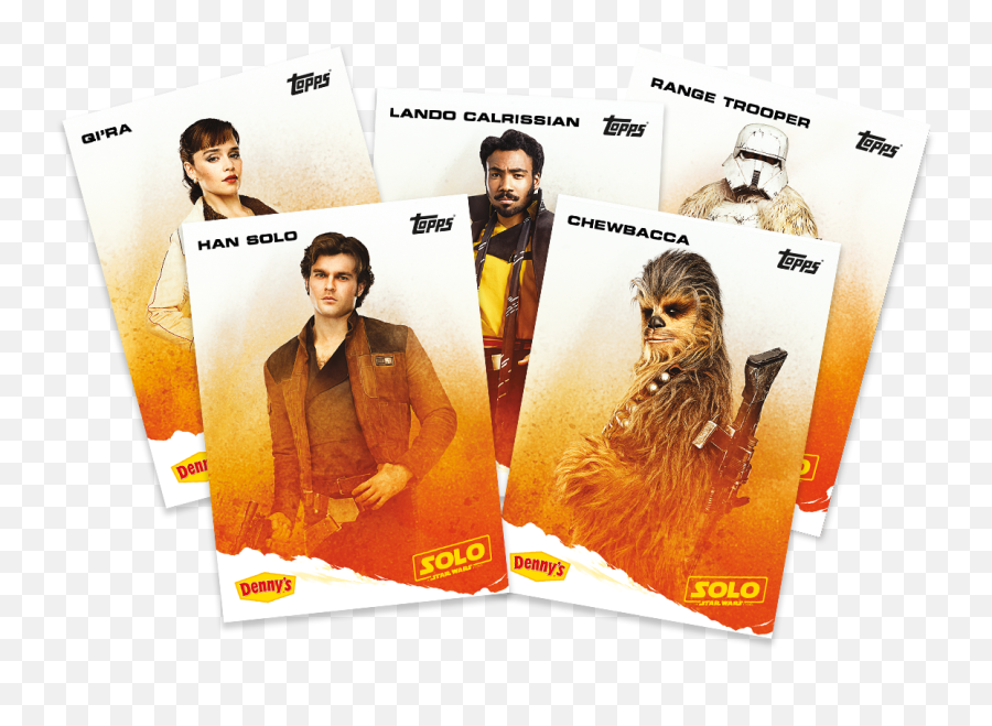 Dennyu0027s Joins Forces With Solo A Star Wars Story To Help - Solo A Star Wars Story Topps Png,Han Solo Icon