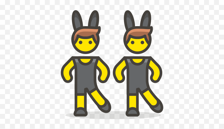 Men With Bunny Ears Free Icon Of 780 Vector Emoji Png Transparent