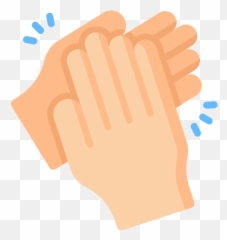 Clapping Hand Vector Svg Icon - Palmas Png