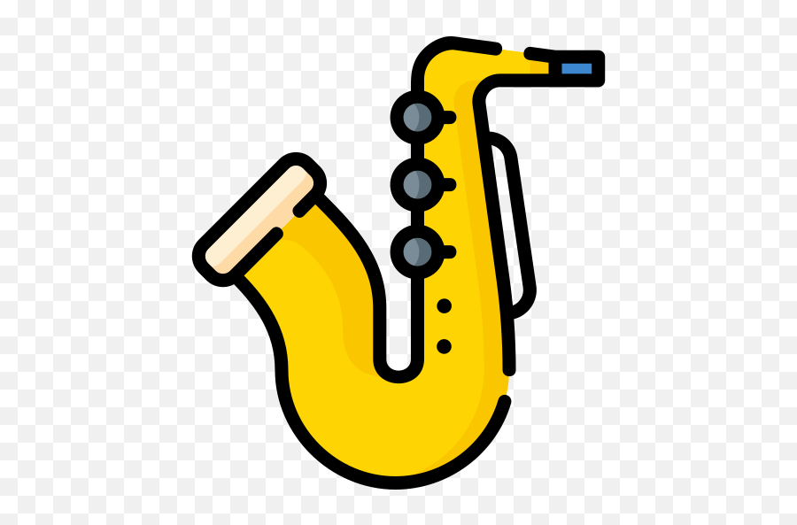 Saxophone - Free Music Icons Language Png,Sax Icon