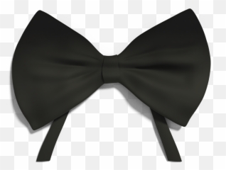 White Ribbon Bow Png - Bow Tie Satin 3279726 Vippng