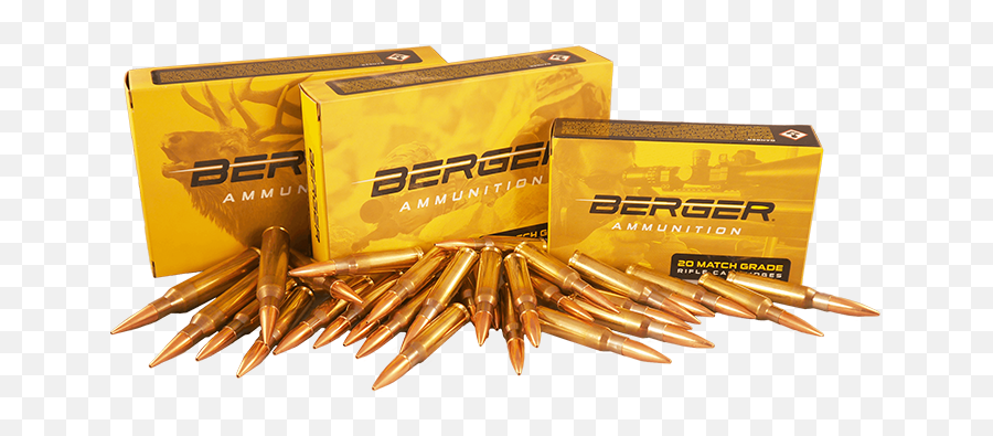 Berger Bullets - Extreme Longrange Bullets Target Bullet Png,Bullets Transparent