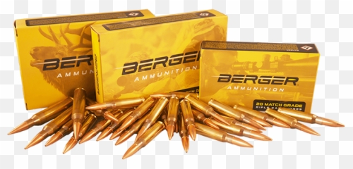 Berger Bullets - Extreme Longrange Bullets Target Bullet Png,Bullets Transparent