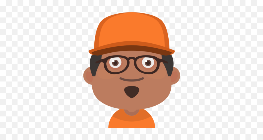 Man People Glasses Hat Avatar Boy Person Free Icon - Hard Png,Orange Person Icon