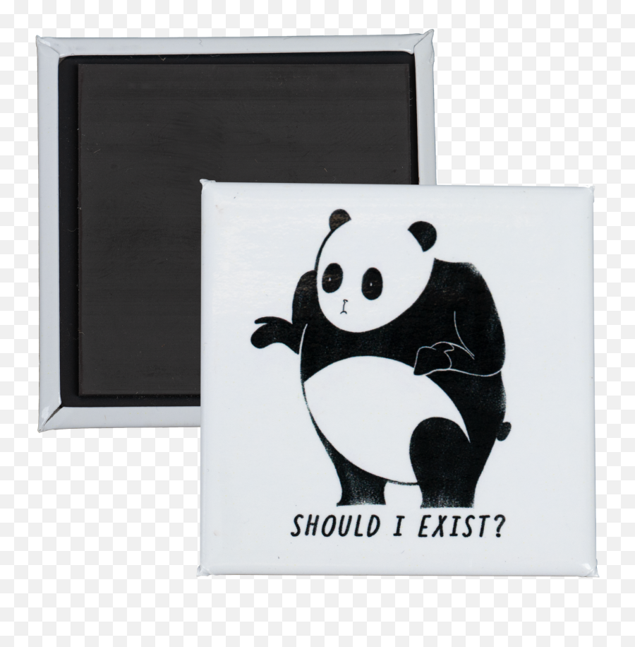 Existential Panda Magnet The Daily Wire - Should I Exist Panda Shirt Png,Panda Emote Icon
